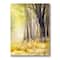 Designart - Bright Sunshine Through The Forest Trees II - Traditional Canvas Wall Art Print
